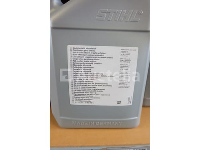 5 x 5 liter blikjes stihl synthplus kettingolie - afbeelding 2 van  4