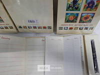 5 x adres-verjaardag boek met pen - afbeelding 1 van  3