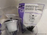 5 x afvoerplug 6/4 met stop - afbeelding 2 van  2