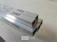 5 x aluminium vierkante buis 2m 20x20x1,5mm - afbeelding 3 van  3
