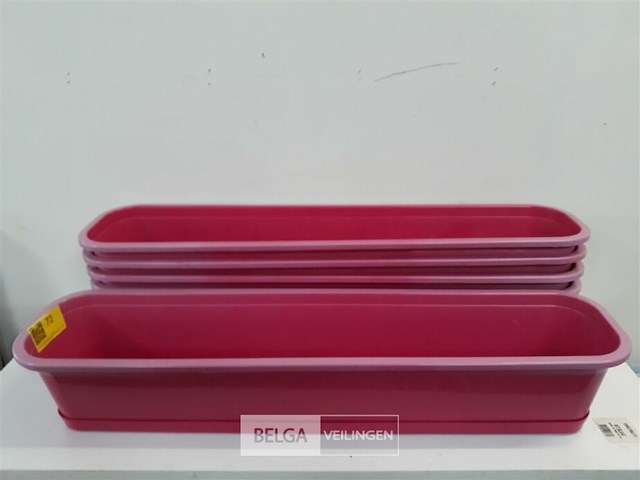 5 x bloembak pvc 80 cm - afbeelding 1 van  3
