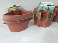 5 x bloempotset met buisclip 2 stuks - afbeelding 3 van  3