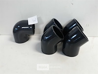 5 x bocht 50 mm drukleiding lijmverbinding - afbeelding 2 van  3