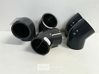 5 x bocht 50 mm drukleiding lijmverbinding - afbeelding 3 van  3