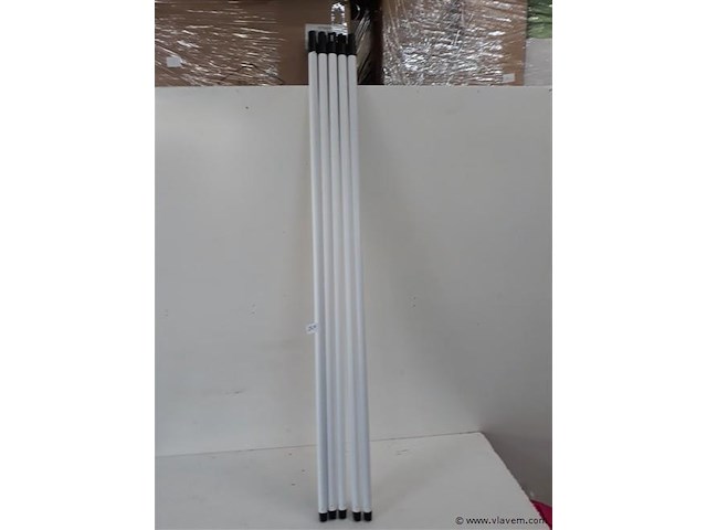 5 x borstelsteel 1,1m metaal - afbeelding 1 van  2