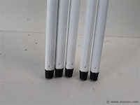 5 x borstelsteel 1,1m metaal - afbeelding 2 van  2