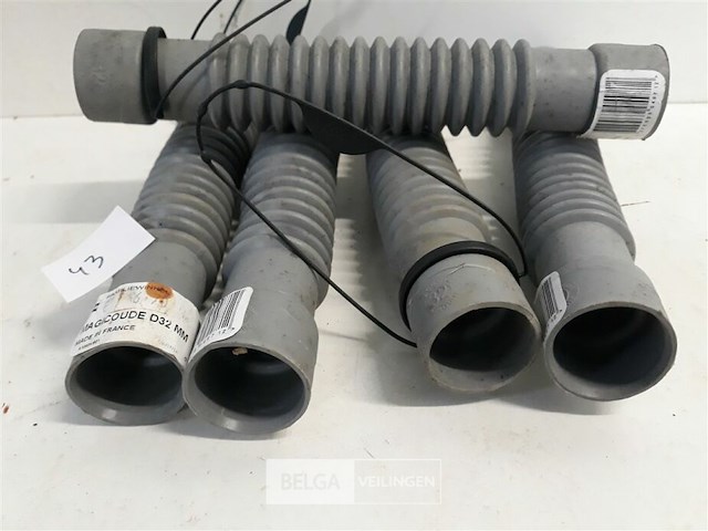 5 x buis flex pvc 32 mm 22 cm - afbeelding 3 van  3