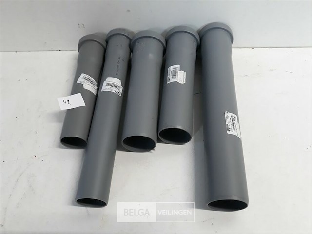 5 x buis pvc met dichting mix - afbeelding 1 van  3