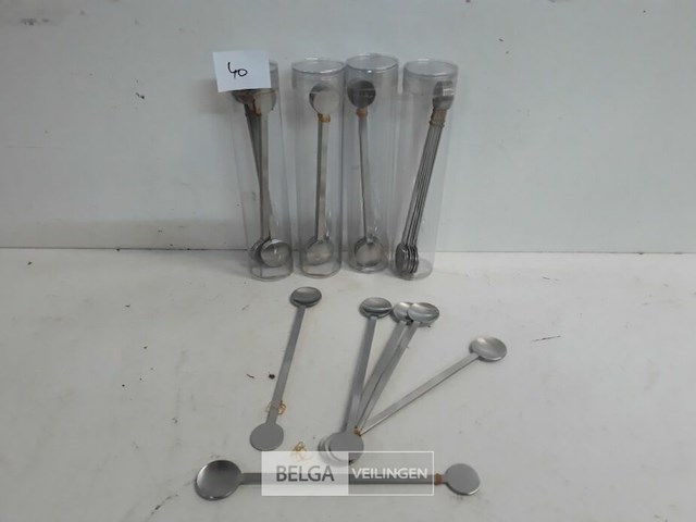5 x cocktail roerlepel 6 stuks - afbeelding 2 van  3