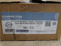 5 x connecton spouwanker verzinkt (180 - diam 3,5) 100st - afbeelding 1 van  2