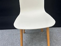 5 x design vergaderstoel vitra hal r wood - afbeelding 3 van  9