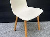 5 x design vergaderstoel vitra hal r wood - afbeelding 4 van  9