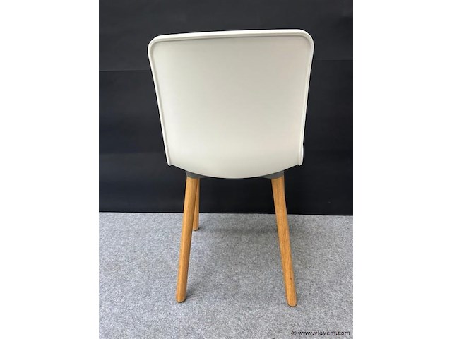 5 x design vergaderstoel vitra hal r wood - afbeelding 7 van  9