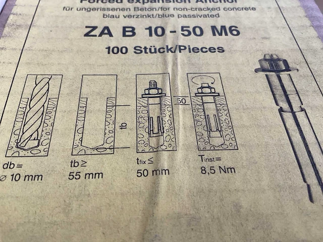 5 x dozen betonankers - afbeelding 6 van  8
