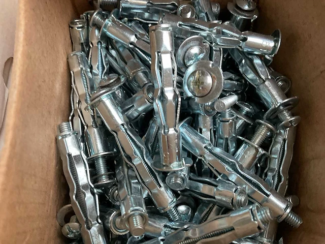 5 x dozen metalen hollewandplug; hollewandplug met schroefhaak - afbeelding 2 van  5