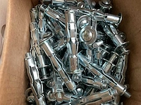 5 x dozen metalen hollewandplug; hollewandplug met schroefhaak - afbeelding 2 van  5