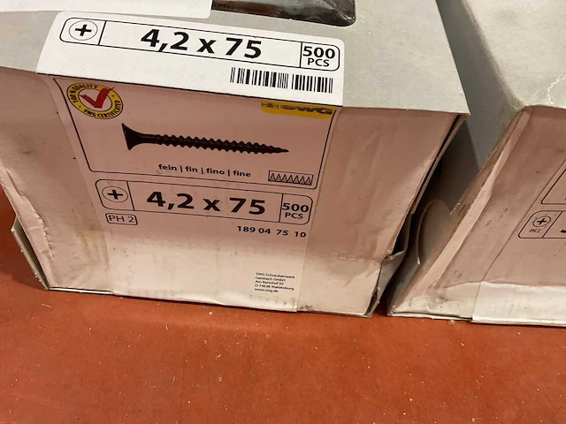 5 x dozen snelbouwschroeven; schroeven - afbeelding 3 van  6
