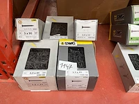 5 x dozen snelbouwschroeven