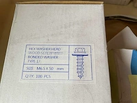 5 x dozen zelfborende schroeven met epdm rondsel - afbeelding 3 van  7
