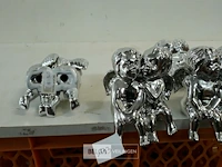 5 x engelen koppel zittend 12 cm - afbeelding 3 van  3