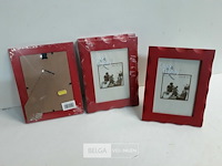 5 x fotokader 13x18 cm rood - afbeelding 2 van  3