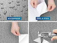 5 x funstick grijs behang (zelfklevend) - afbeelding 4 van  5