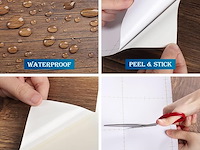 5 x funstick houten behang (zelfklevend) - afbeelding 5 van  5