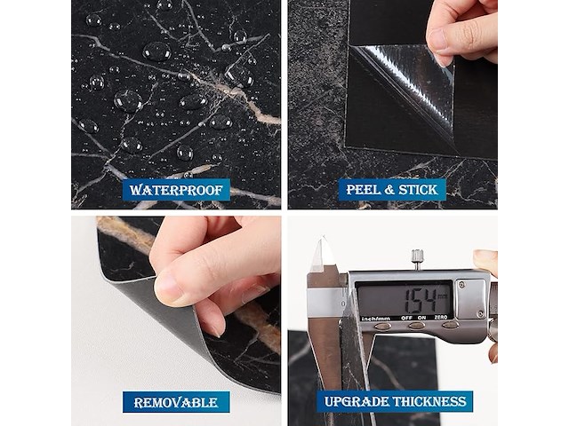 5 x funstick marmeren schil- en stokvloertegels (15 stuks) - afbeelding 2 van  3