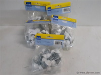 5 x golfplaat nagel 7 cm witte kop 50 stuks - afbeelding 1 van  2