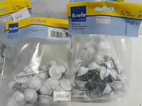 5 x golfplaat nagel 7 cm witte kop 50 stuks - afbeelding 3 van  3
