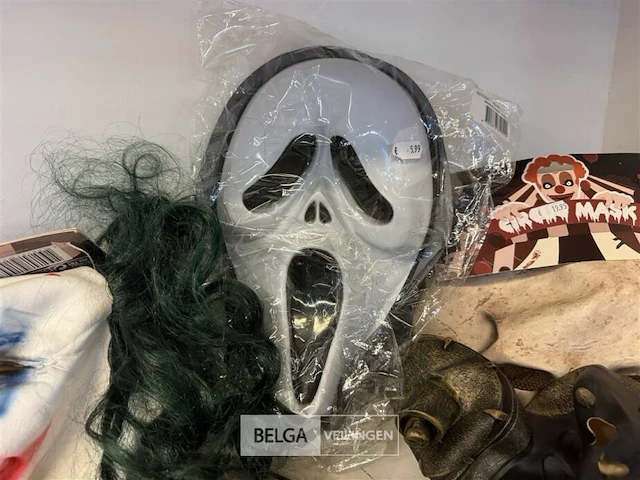 ± 5 x halloween maskers - afbeelding 2 van  5