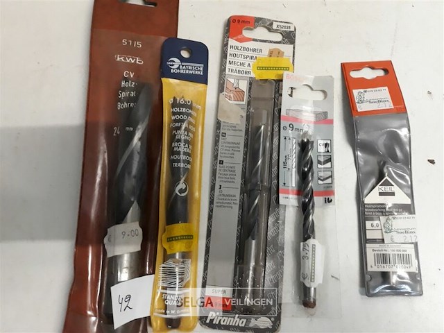 5 x houtboor rond mix - afbeelding 3 van  3