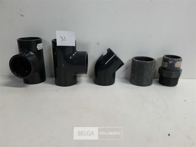 5 x hulpstukken 40 mm drukleinding lijmverbinding - afbeelding 3 van  3