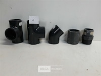 5 x hulpstukken 40 mm drukleinding lijmverbinding - afbeelding 3 van  3