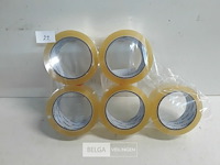 5 x inpakkleefband transparant 50mmx66 m - afbeelding 1 van  3
