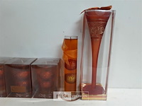 5 x kaars in glas 3 assorti - afbeelding 3 van  3