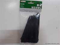 5 x kabelbinders zwart 100 stuks 3,6x150mm - afbeelding 2 van  2