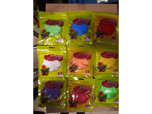 5 x karton funny gummy klei - afbeelding 1 van  2