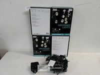 5 x kerstlampen 360 lampen koud wit met tranfo - afbeelding 1 van  3