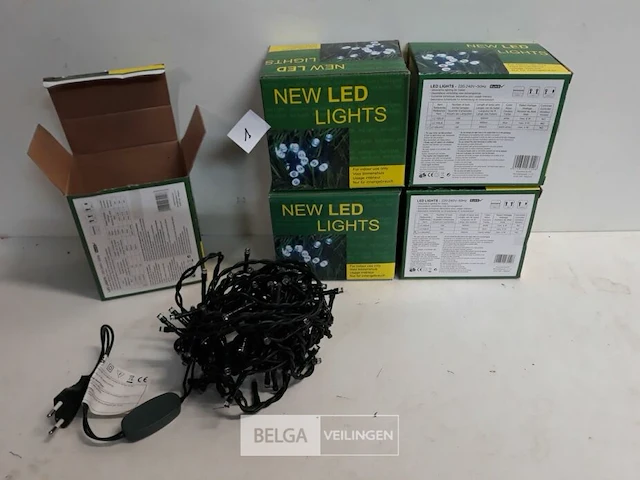 5 x kerstverlichting led 100l warm wit - afbeelding 1 van  3