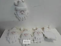 5 x kertmanhoofd uit wat 35 cm