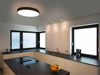 5 x kiio 65 watt plafond led lamp zwart - afbeelding 2 van  7