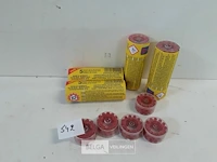 5 x klappers voor speelgoedgeweer 12 shot 5x48 knallen