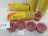 5 x klappers voor speelgoedgeweer 12 shot 5x48 knallen - afbeelding 3 van  3