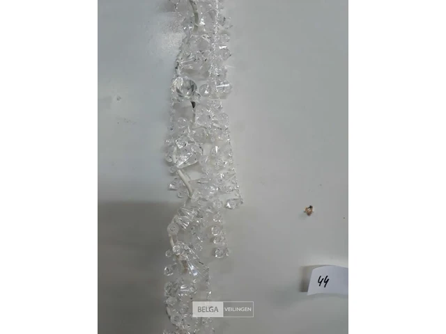 5 x kralen transparant staaf 60 cm - afbeelding 3 van  3