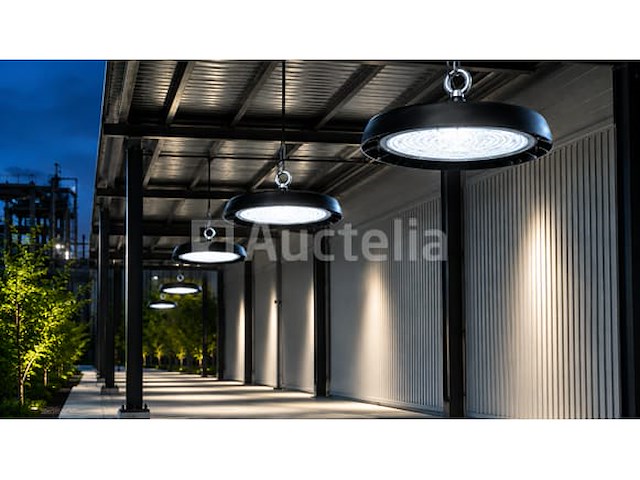 5 x led highbay ufo – 100w – 6400k koud wit – ip65 – agora-100 - afbeelding 4 van  5