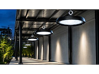 5 x led highbay ufo – 100w – 6400k koud wit – ip65 – agora-100 - afbeelding 1 van  3