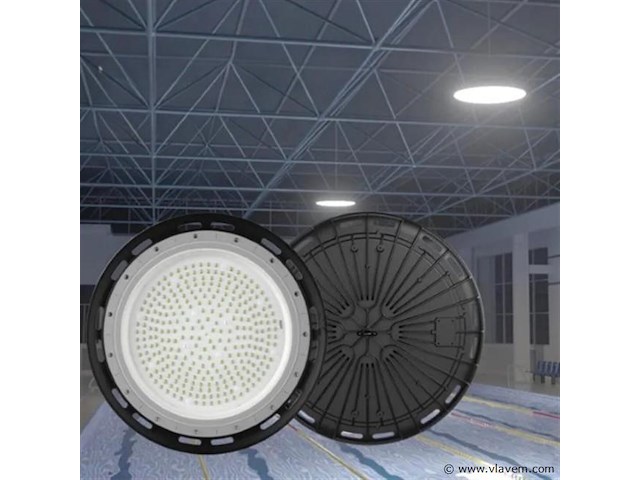 5 x led highbay ufo – 135w – 6500k koud wit – ip65 – agree-135 - afbeelding 1 van  5