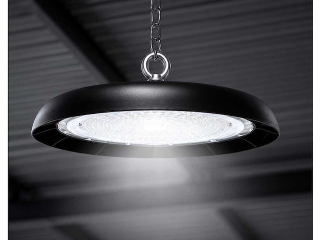 5 x led highbay ufo – 200w – 6400k koud wit – ip65 – agora-200 - afbeelding 1 van  5