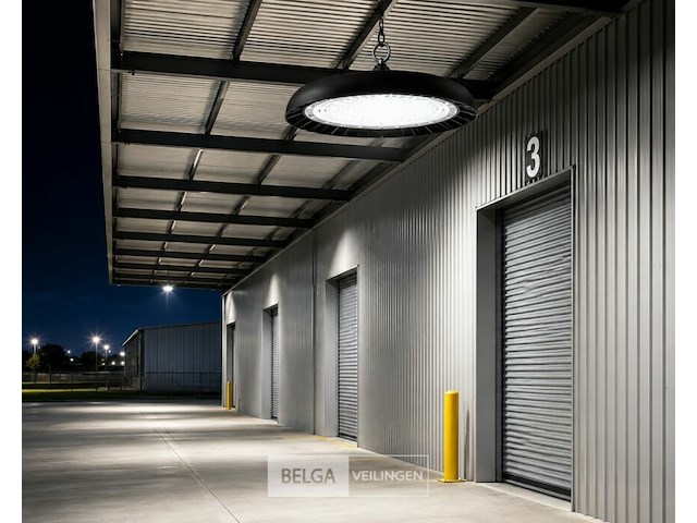 5 x led highbay ufo – 200w – 6400k koud wit – ip65 – agora-200 - afbeelding 4 van  6